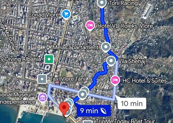 アパート Center & Near Lungomare Vlorë